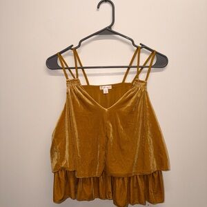 NWT Velvet Xhilaration Bubble Top